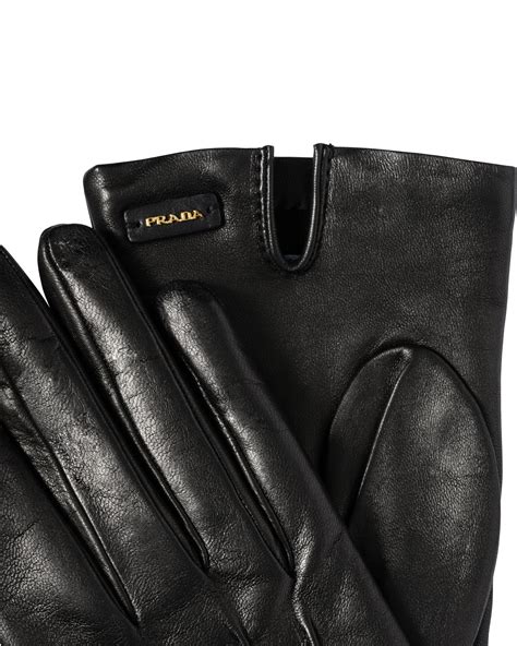 prada leather gloves women& 39|Prada gloves for women.